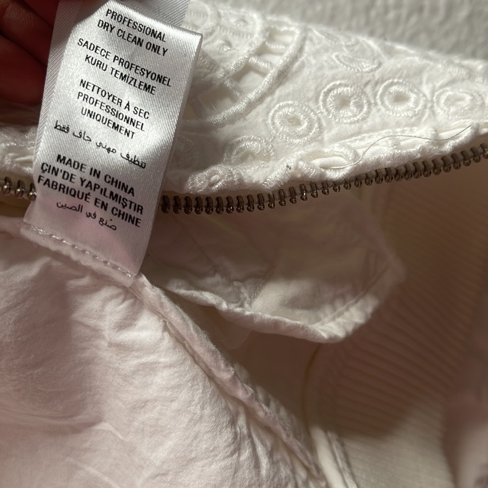 *Opening Ceremony White Bomber Jacket Sz XS - Picture 14 of 15